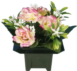 COLUMBARIUM POT DE ROSETTES