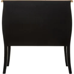 COMMODE 3 TIROIRS NOIR CHRYSA