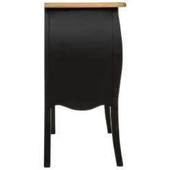 COMMODE 3 TIROIRS NOIR CHRYSA