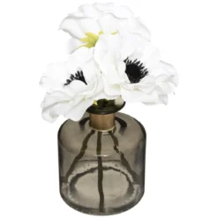 COMPOSIITION ANEMONE VASE VERRE SUITE