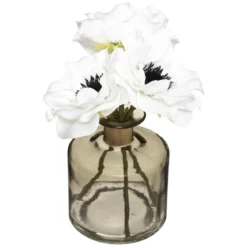 COMPOSIITION ANEMONE VASE VERRE SUITE
