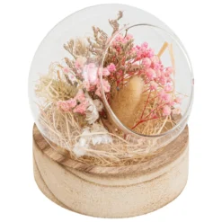 COMPOSITION FLEUR NATUREL BOULE PRIA D.12CM