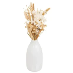 COMPOSITION FLEUR NATUREL CERAMIQUE FLO H.25CM