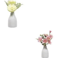 COMPOSITION FLEURS CERAMIQUE BINA H.19CM