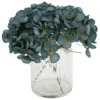 COMPOSITION HORTENSIAS DEAN VASE VERRE H.22CM