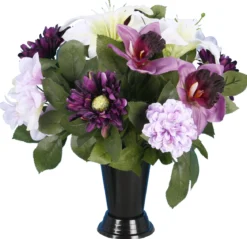 CONE LYS GERBERA SOUCI ORCHIDEE