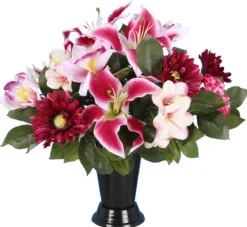 CONE LYS GERBERA SOUCI ORCHIDEE