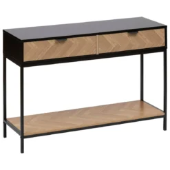CONSOLE CHEVRONS D.110X35X75CM