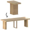 CONSOLE EXTENSIBLE 90 235CM KLAUS