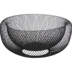 CORBEILLE A FRUITS MESH NOIR 27CM