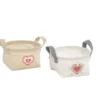 CORBEILLE DE RANGEMENT TISSU AVEC ANSES