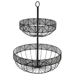 CORBEILLE 2 ETAGES FRISE