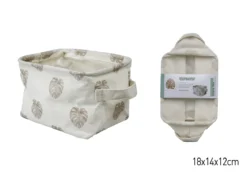 CORBEILLE RANGEMENT RECTANGLE 18X14X12CM