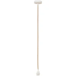 CORDON ELECTRIQUE JUTE NOE NATUREL L.80CM