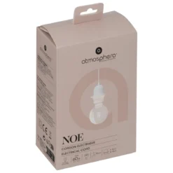 CORDON ELECTRIQUE METAL NOE BLANC L.80CM