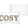 COSYLIFE COUSSIN 30X50CM ECRU
