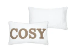 COSYLIFE COUSSIN 30X50CM ECRU