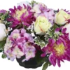 COUPE CHRYSANTHEMES HORTENSIAS