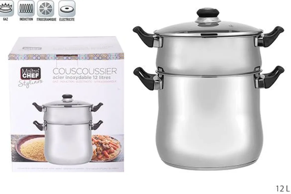 COUSCOUSSIER INOX 12L INDUCTION