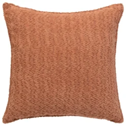 COUSSIN BOUCLETTE SOANA TERRACOTTA 45X45CM