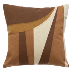 COUSSIN BRODE HARY MARRON 45X45CM