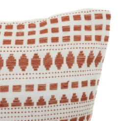 COUSSIN COTON JACQUARD MICAH TERRACOTTA 38X38CM