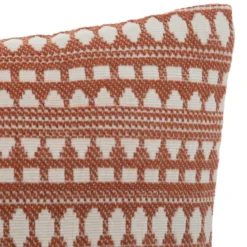 COUSSIN COTON JACQUARD MICAH TERRACOTTA 30X50CM