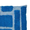 COUSSIN COTON TUFTE POPPY BLEU 50X50CM