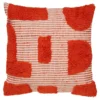 COUSSIN COTON TUFTE POPPY ORANGE 50X50CM