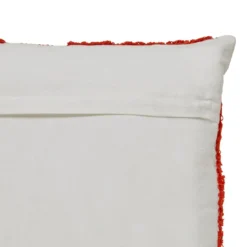 COUSSIN COTON TUFTE POPPY ORANGE 50X50CM