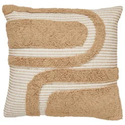 COUSSIN COTON TUFTE POPPY LIN 50X50CM