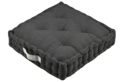 COUSSIN DE SOL RILAX GRIS PERLE 60X60X10CM