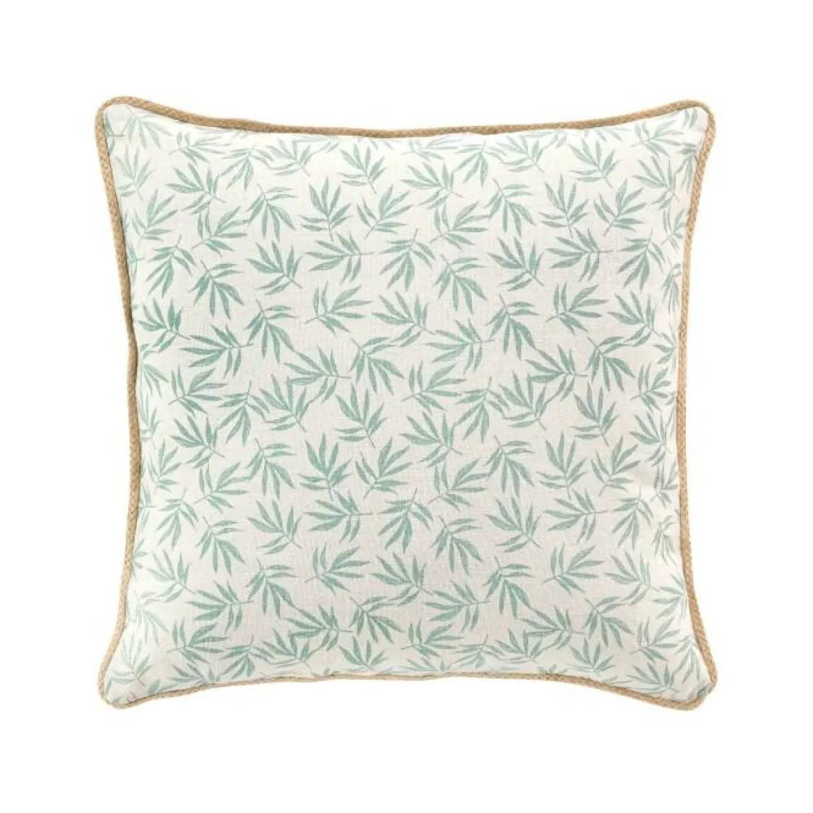 COUSSIN DEHOUSABLE 45X45CM IMPRIME ET JUTE MADDY SAUGE