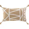 COUSSIN DEHOUSSABLE POMPONS 30X50CM UNI ET JUTE TUFTE ASMARA