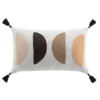 COUSSIN DEHOUSSABLE POMPONS 30X50CM UNI ET FANTAISIE LUMIS