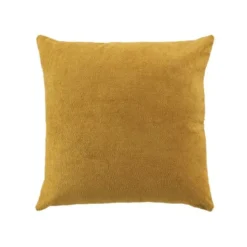 COUSSIN DEHOUSSABLE 45X45CM BOUCLETTE POLYCOTON TESSA OCRE