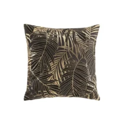 COUSSIN DEHOUSSABLE 45X45CM COTON IMP OR CLEMATITE