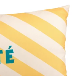 COUSSIN EXTERIEUR L ETE JAUNE 30X50CM