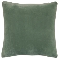 COUSSIN FLANELLE UNI CELADON 38X38CM