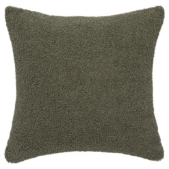 COUSSIN FOURRURE BOUCLETTE JAIKO KAKI 40X40CM