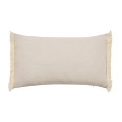 COUSSIN FRANGES 30X50CM POLYCOTON UNI VERTIS