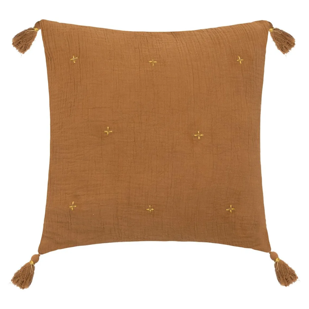 COUSSIN GAZE BRODE OR CANARD 40X40CM