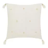 COUSSIN GAZE BRODE OR IVOIRE 40X40CM
