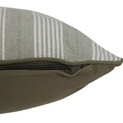 COUSSIN GROOVE RAYE VERT 38X58CM