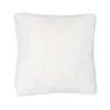 COUSSIN IMITATION PEAU DE LAPIN 40X40CM BLANC