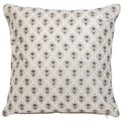 COUSSIN IMPRIME EFFET METALISE LITTLE COTTAGE 40X40CM