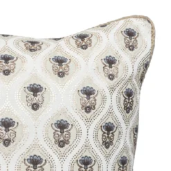 COUSSIN IMPRIME EFFET METALISE LITTLE COTTAGE 40X40CM