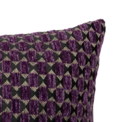 COUSSIN JACQUARD CHENILLE ZAIKA VIOLET 30X50CM