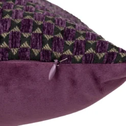 COUSSIN JACQUARD CHENILLE ZAIKA VIOLET 30X50CM