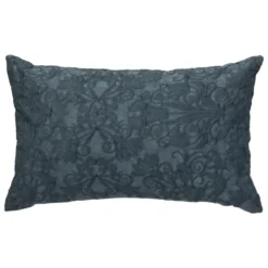 COUSSIN JACQUARD WASH LITTLE COTTAGE BLEU 30X50CM